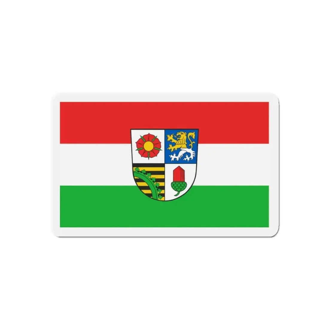 Flag of Altenburger Land Germany - Refrigerator Magnet 3 Inch - The Sticker Space