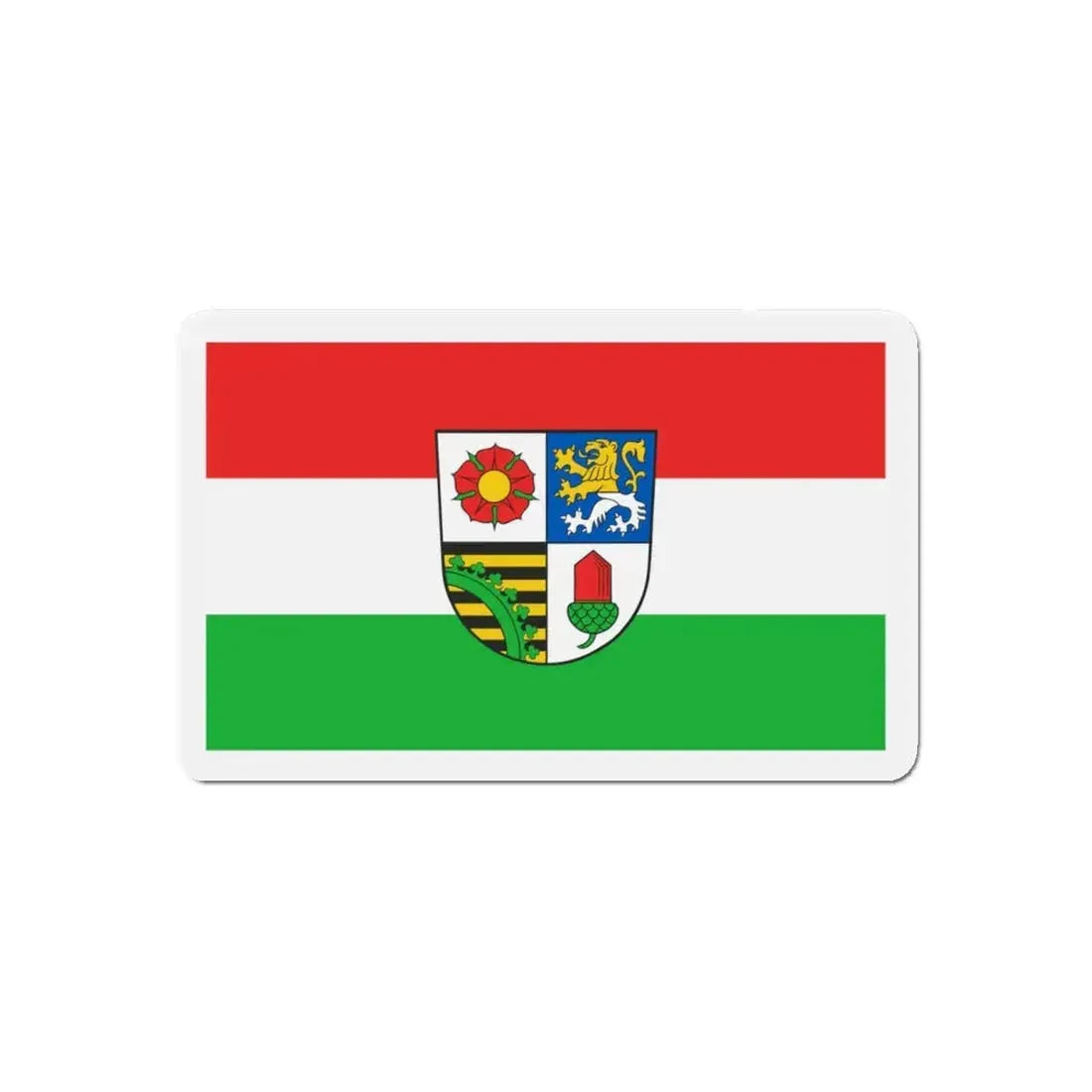 Flag of Altenburger Land Germany - Refrigerator Magnet 4 Inch - The Sticker Space