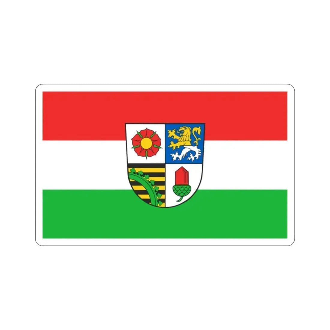Flag of Altenburger Land Germany STICKER Vinyl Die-Cut Decal 2 Inch - The Sticker Space