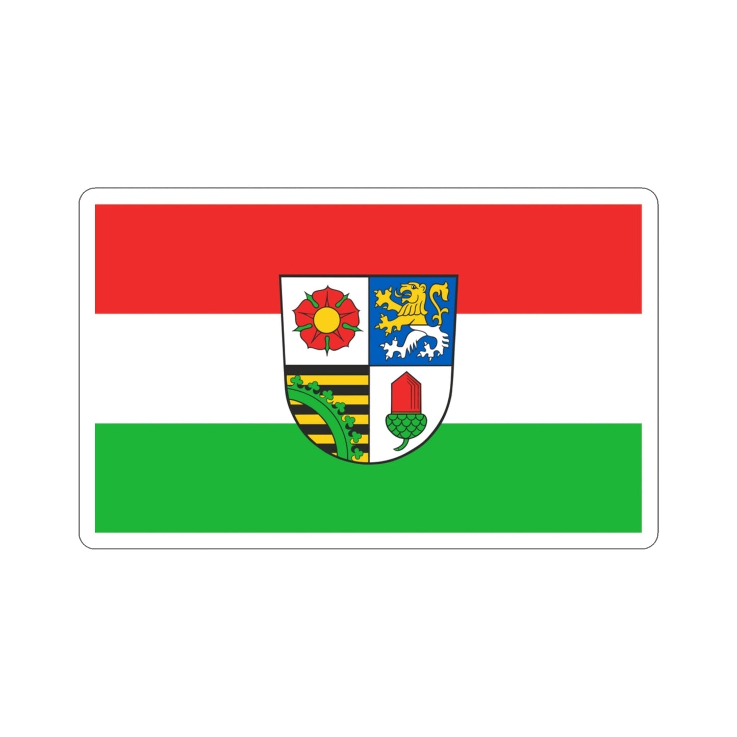 Flag of Altenburger Land Germany STICKER Vinyl Die-Cut Decal-3 Inch-The Sticker Space