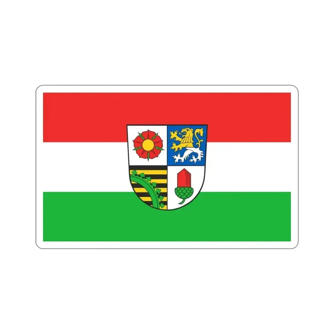 Flag of Altenburger Land Germany STICKER Vinyl Die-Cut Decal 4 Inch - The Sticker Space