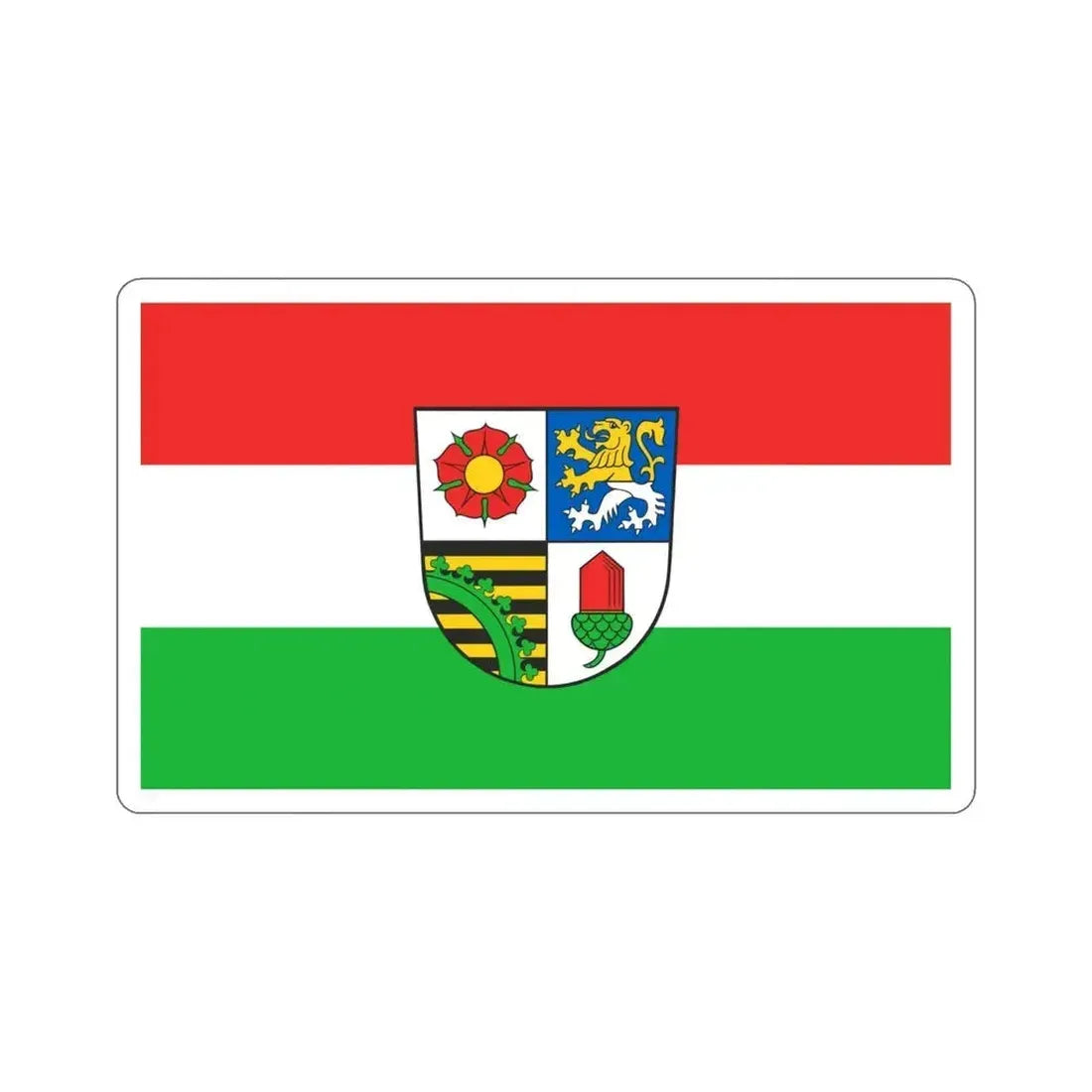 Flag of Altenburger Land Germany STICKER Vinyl Die-Cut Decal 4 Inch - The Sticker Space
