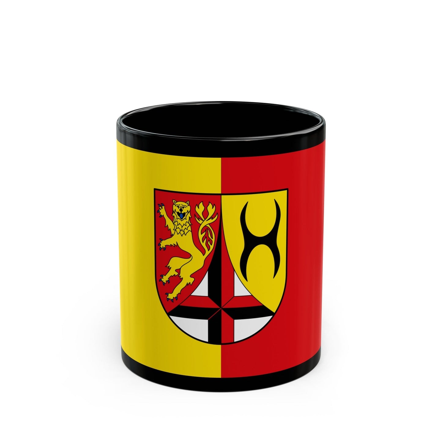 Flag of Altenkirchen Germany - Black Coffee Mug-11oz-The Sticker Space