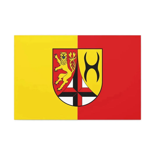 Flag of Altenkirchen Germany - Canvas Wall Art 36" x 24" 1.25" - The Sticker Space