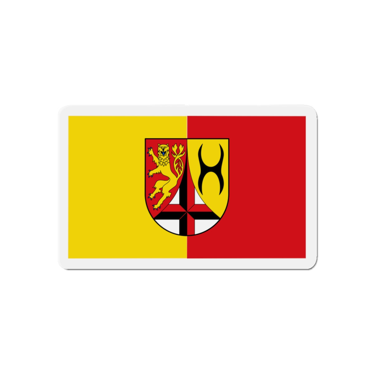 Flag of Altenkirchen Germany - Die-Cut Magnet-3" x 3"-The Sticker Space