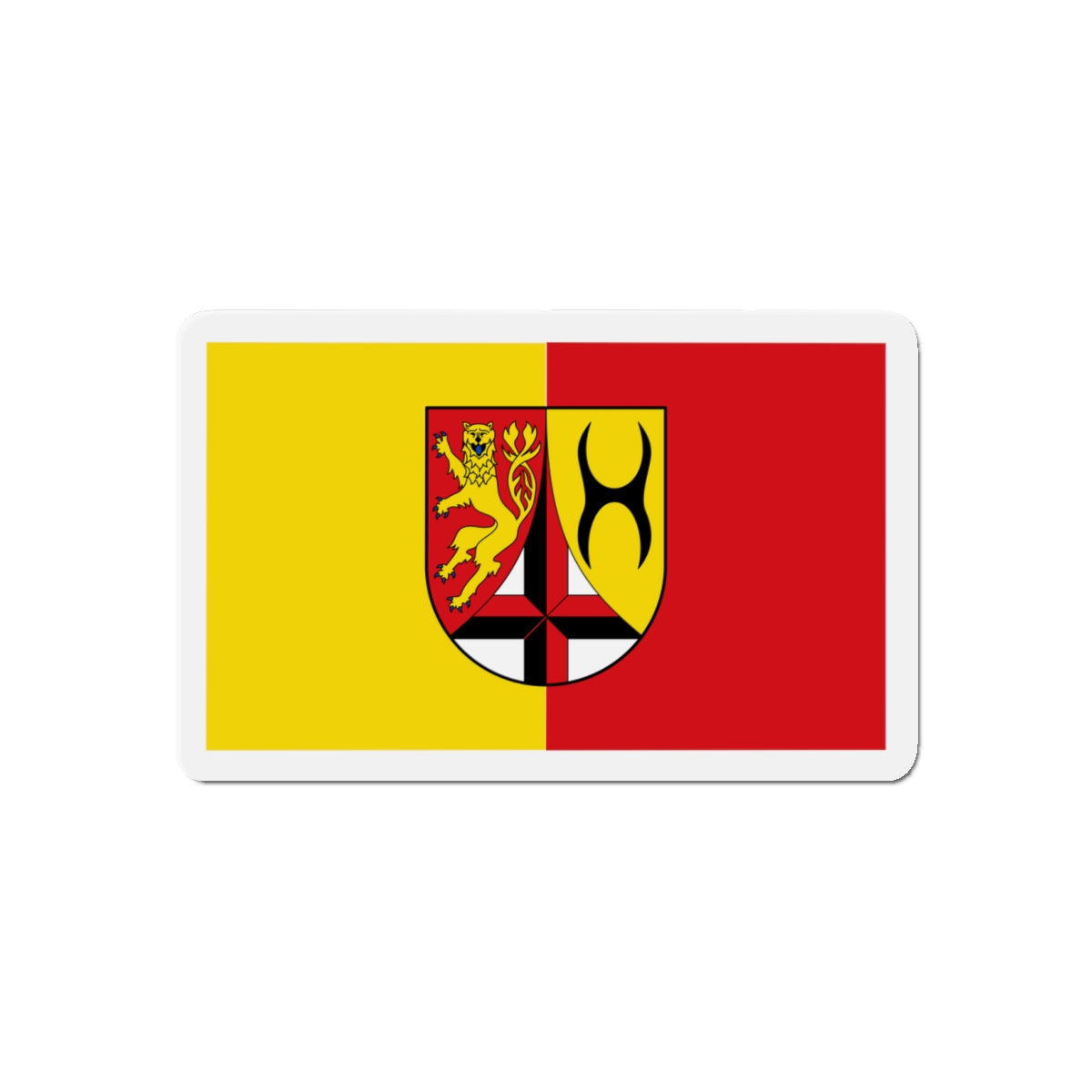 Flag of Altenkirchen Germany - Die-Cut Magnet-4" x 4"-The Sticker Space