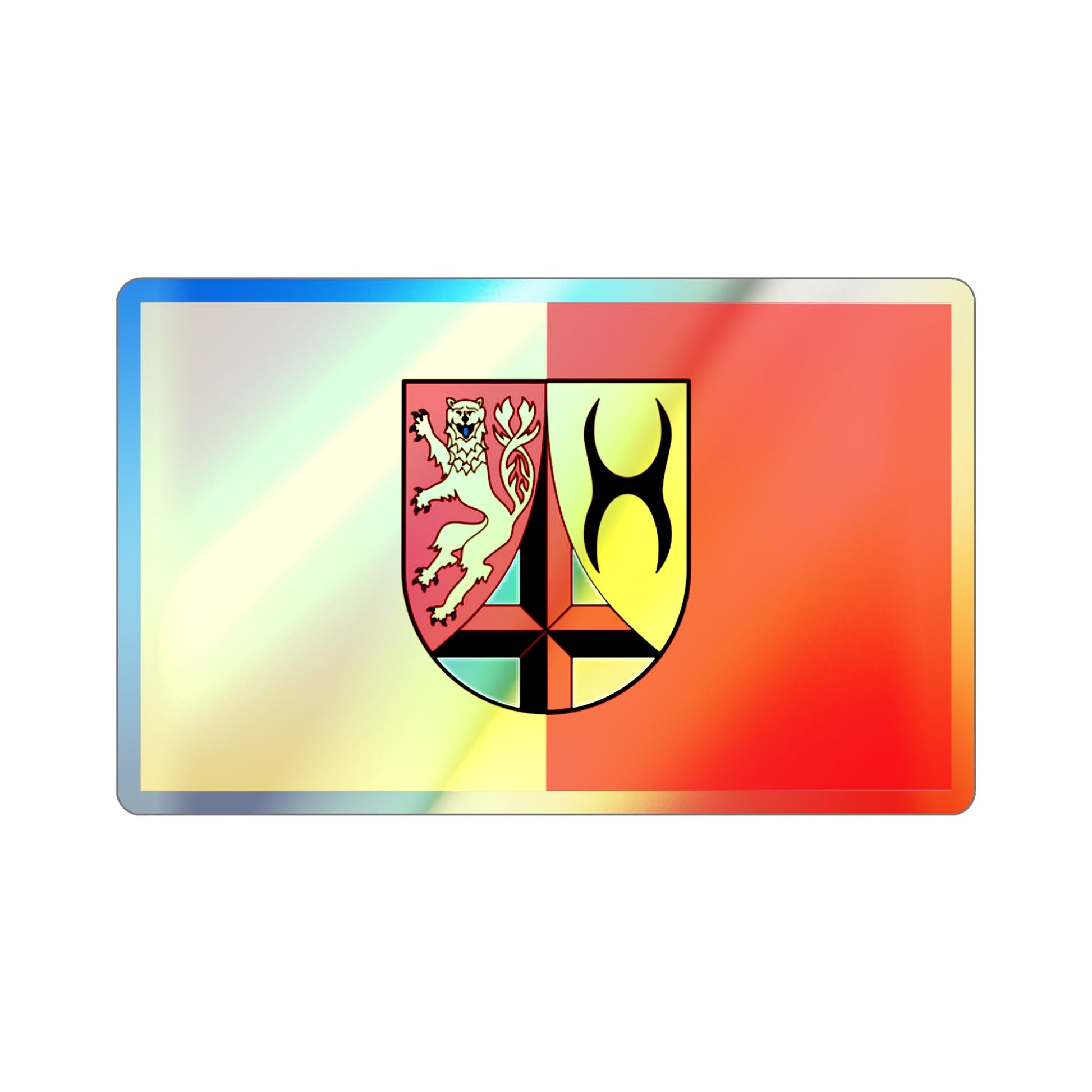 Flag of Altenkirchen Germany Holographic STICKER Die-Cut Vinyl Decal-2 Inch-The Sticker Space