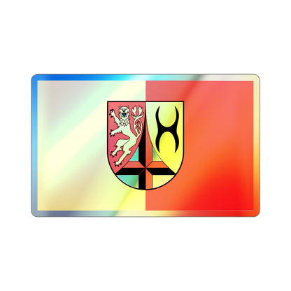 Flag of Altenkirchen Germany Holographic STICKER Die-Cut Vinyl Decal-5 Inch-The Sticker Space