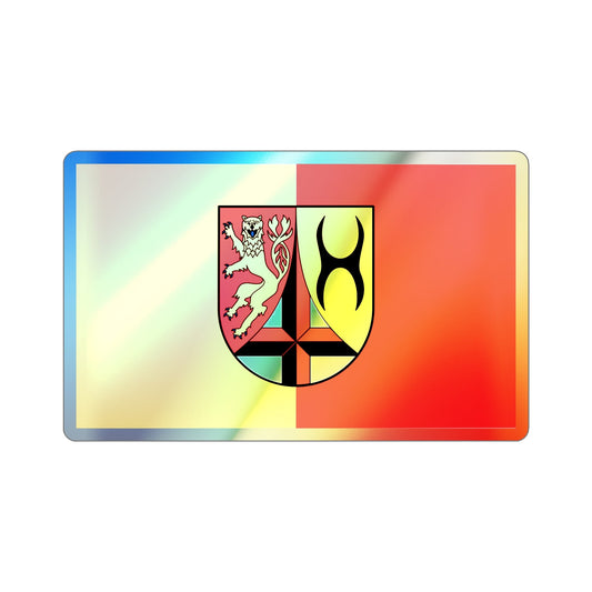 Flag of Altenkirchen Germany Holographic STICKER Die-Cut Vinyl Decal-6 Inch-The Sticker Space