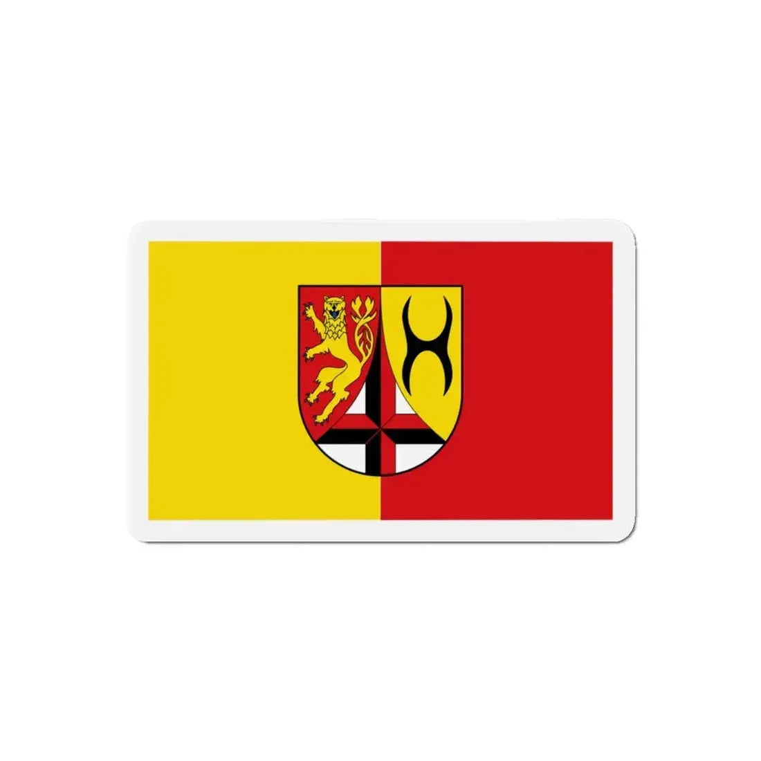 Flag of Altenkirchen Germany - Refrigerator Magnet 5 Inch - The Sticker Space
