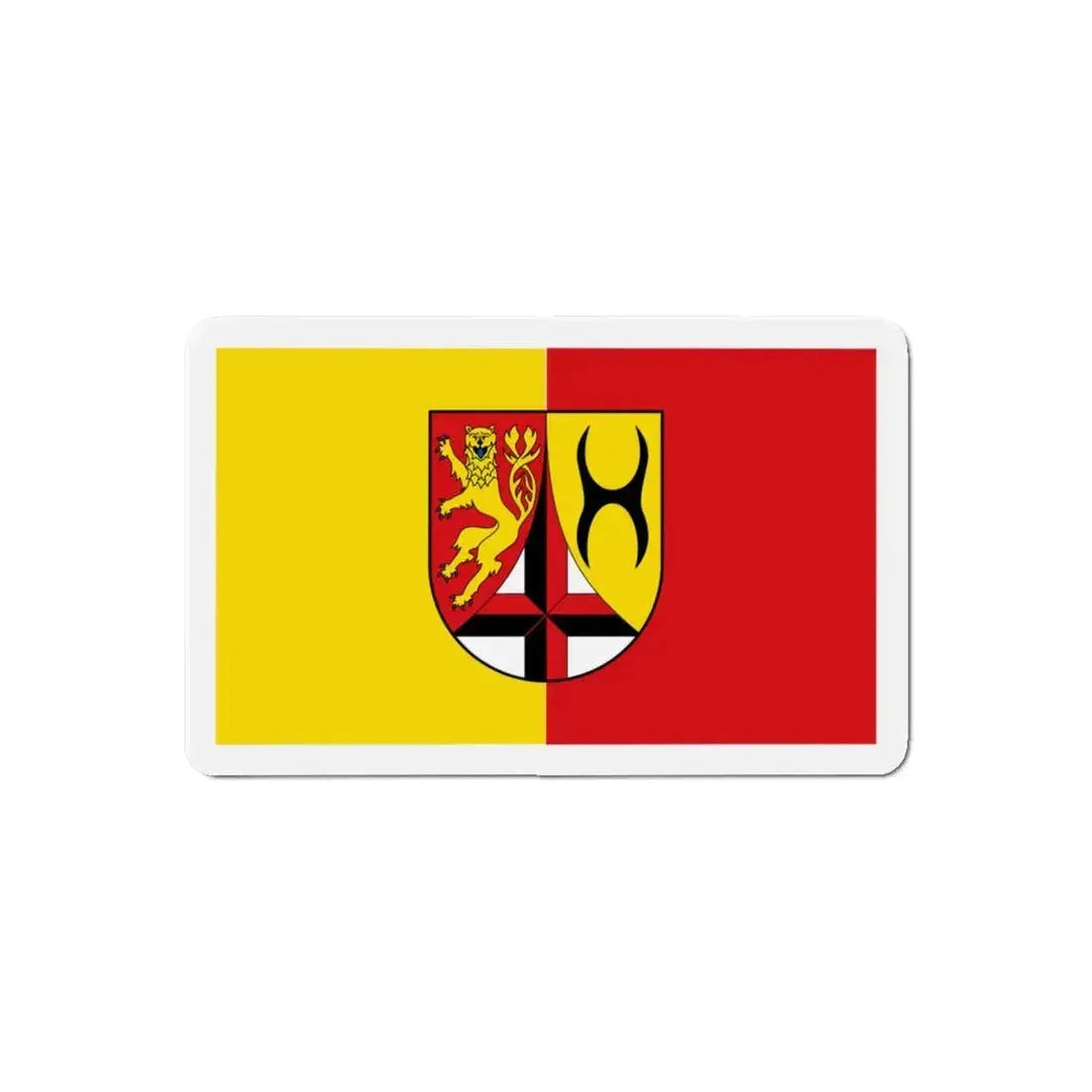 Flag of Altenkirchen Germany - Refrigerator Magnet 6 Inch - The Sticker Space