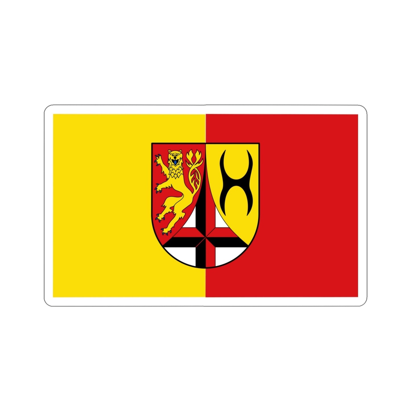 Flag of Altenkirchen Germany STICKER Vinyl Die-Cut Decal-4 Inch-The Sticker Space