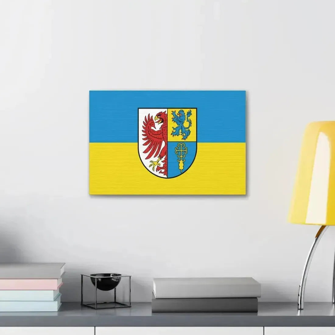 Flag of Altmarkkreis Salzwedel Germany - Canvas Wall Art - The Sticker Space