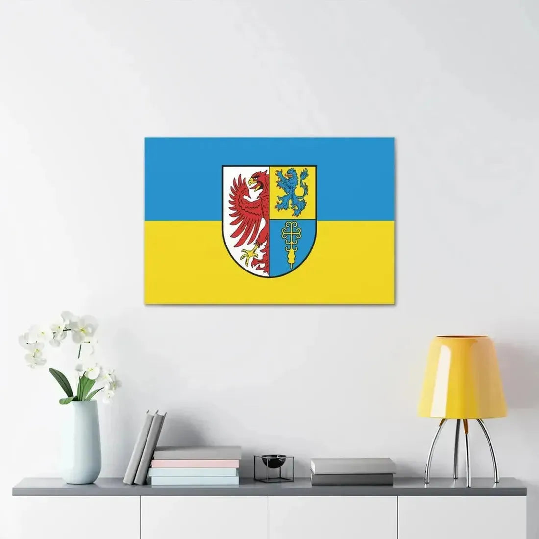 Flag of Altmarkkreis Salzwedel Germany - Canvas Wall Art - The Sticker Space