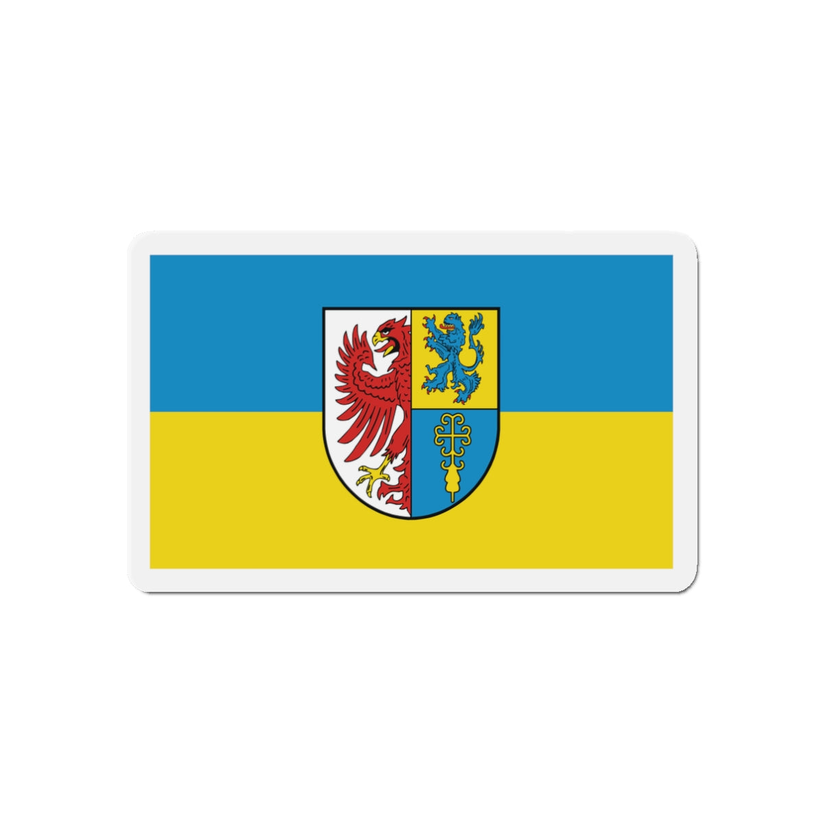 Flag of Altmarkkreis Salzwedel Germany - Die-Cut Magnet-3" x 3"-The Sticker Space