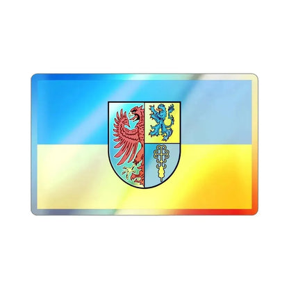 Flag of Altmarkkreis Salzwedel Germany Holographic STICKER Die-Cut Vinyl Decal - The Sticker Space