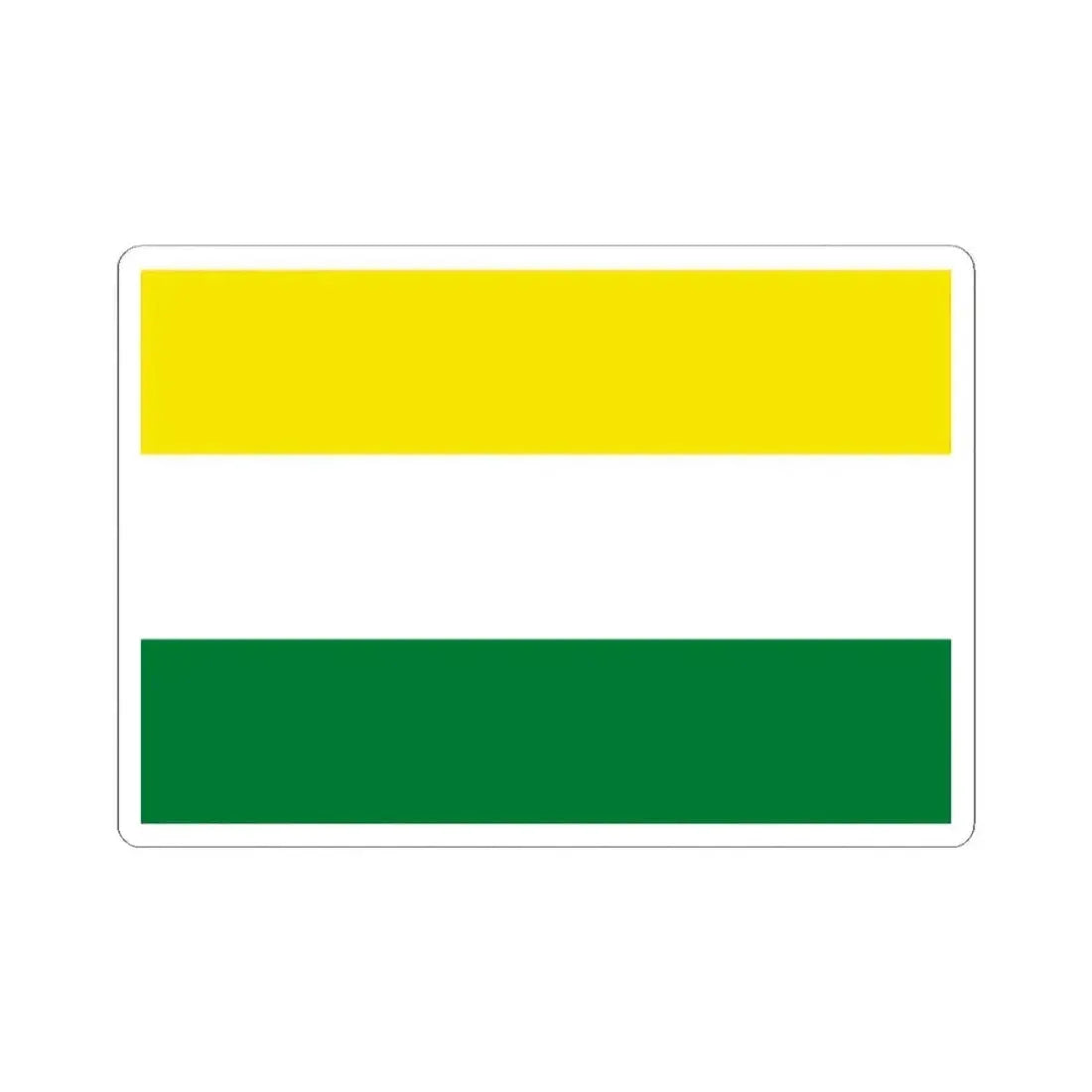 Flag of Alto Beni Bolivia (Bolivia) STICKER Vinyl Kiss-Cut Decal 2 Inch White - The Sticker Space