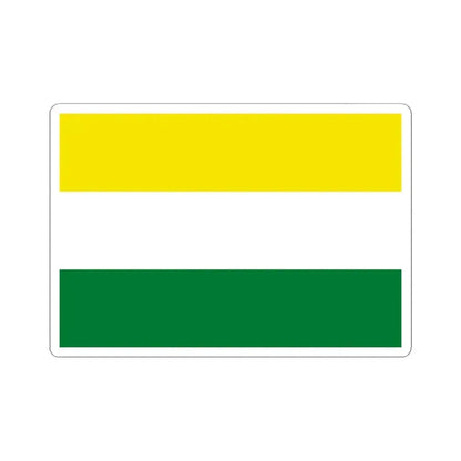 Flag of Alto Beni Bolivia (Bolivia) STICKER Vinyl Kiss-Cut Decal 4 Inch White - The Sticker Space