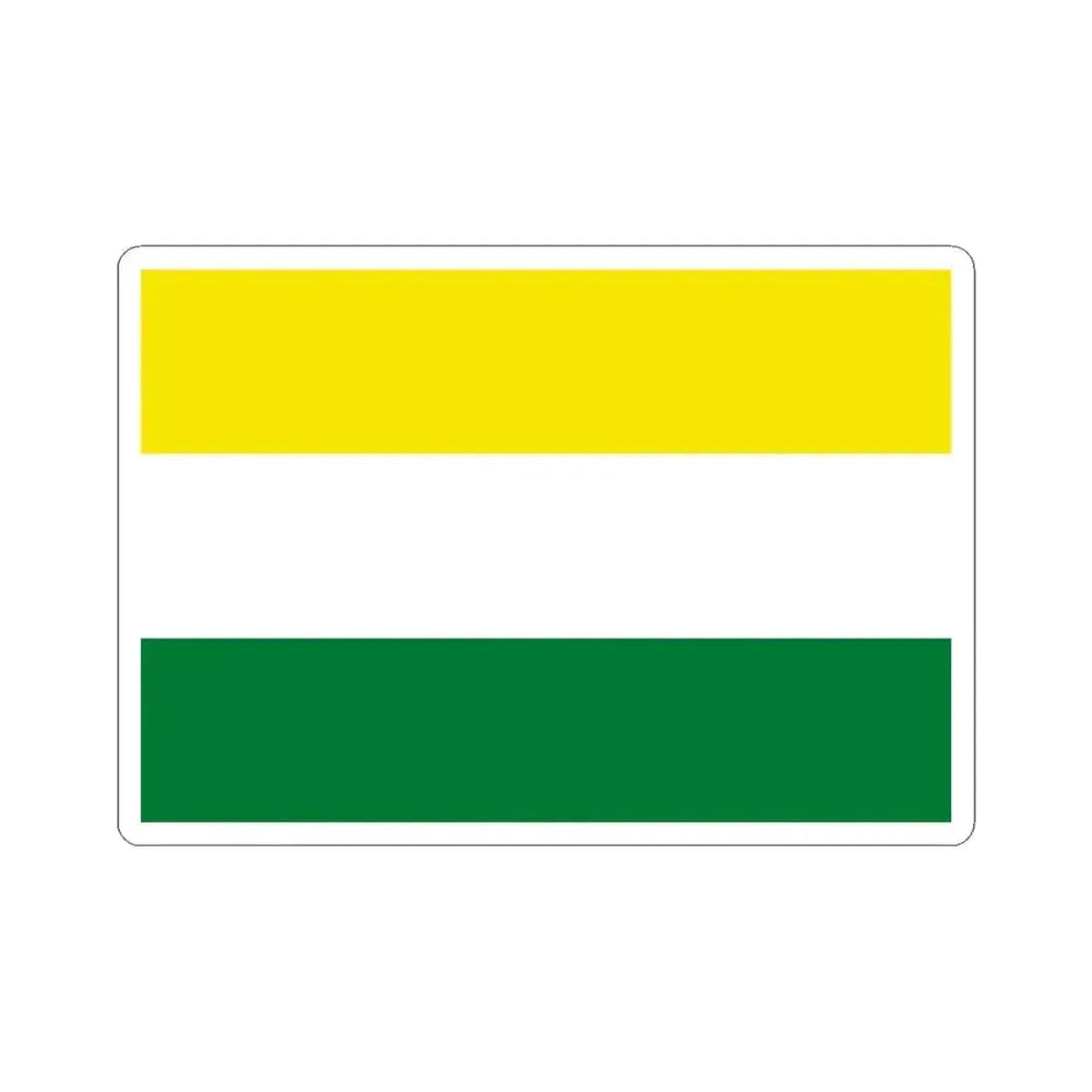 Flag of Alto Beni Bolivia (Bolivia) STICKER Vinyl Kiss-Cut Decal 6 Inch White - The Sticker Space