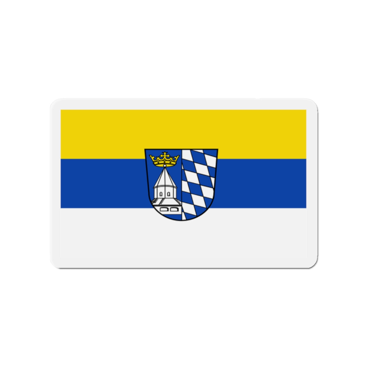 Flag of Altötting Germany - Die-Cut Magnet-2" x 2"-The Sticker Space