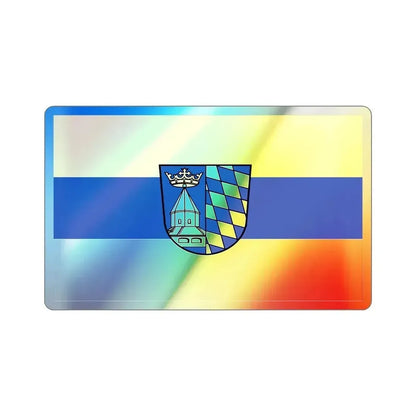 Flag of Altötting Germany Holographic STICKER Die-Cut Vinyl Decal - The Sticker Space