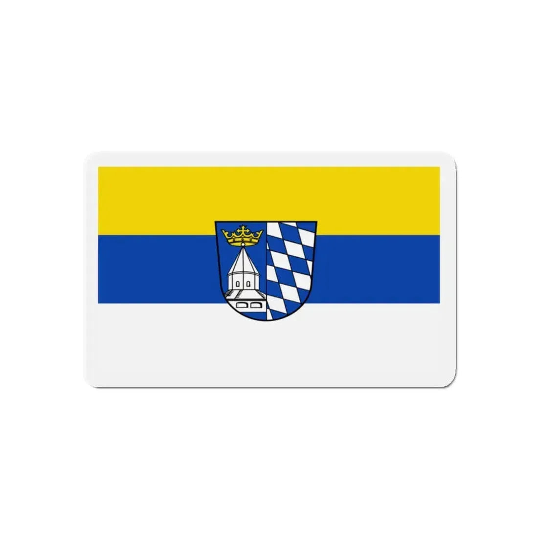 Flag of Altötting Germany - Refrigerator Magnet 3 Inch - The Sticker Space