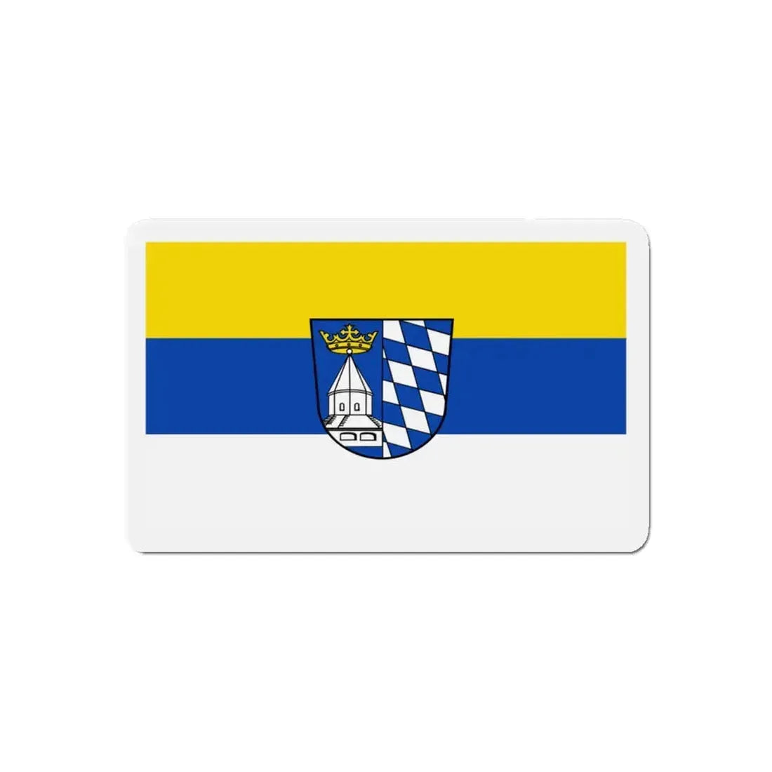 Flag of Altötting Germany - Refrigerator Magnet 4 Inch - The Sticker Space