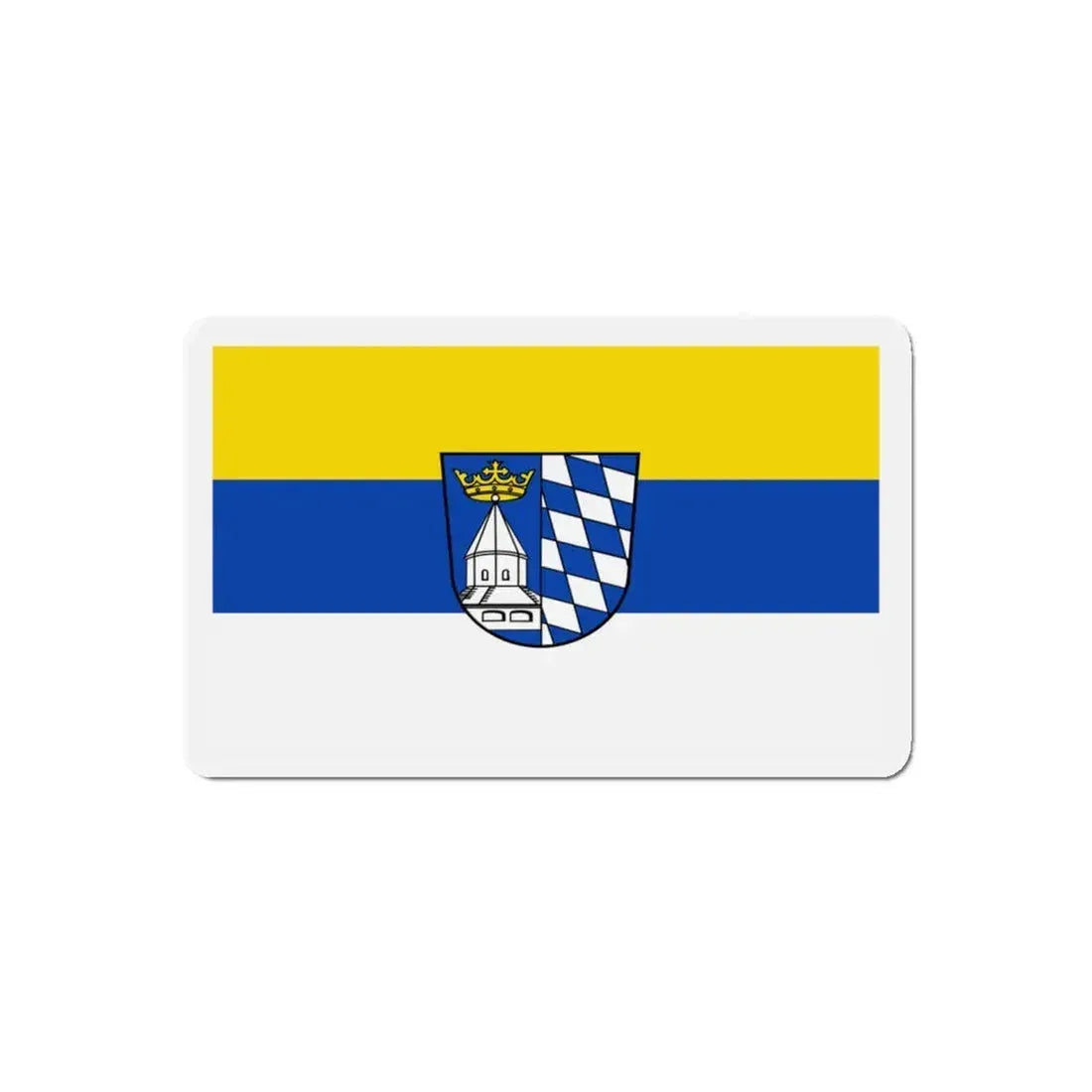 Flag of Altötting Germany - Refrigerator Magnet 5 Inch - The Sticker Space