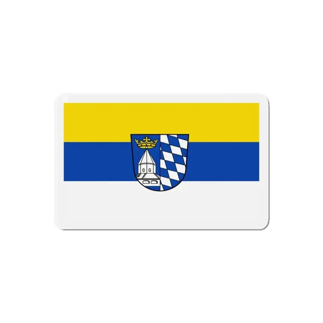 Flag of Altötting Germany - Refrigerator Magnet - The Sticker Space