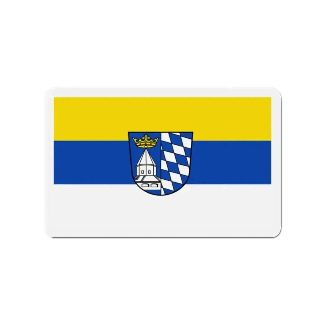 Flag of Altötting Germany - Refrigerator Magnet - The Sticker Space