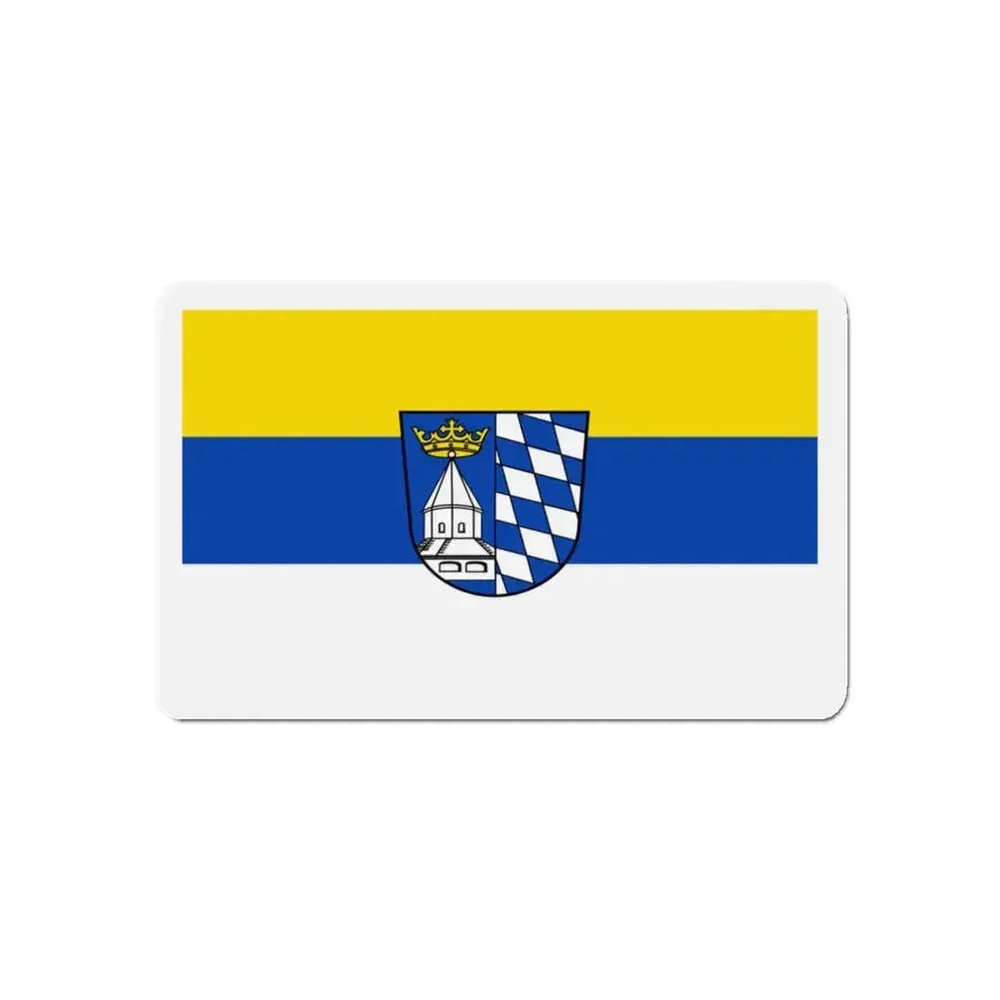 Flag of Altötting Germany - Refrigerator Magnet - The Sticker Space