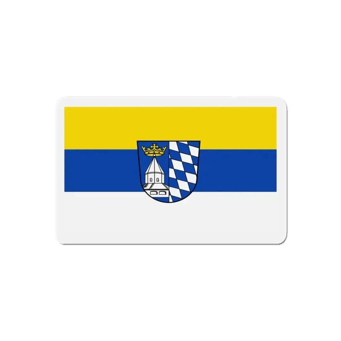 Flag of Altötting Germany - Refrigerator Magnet - The Sticker Space
