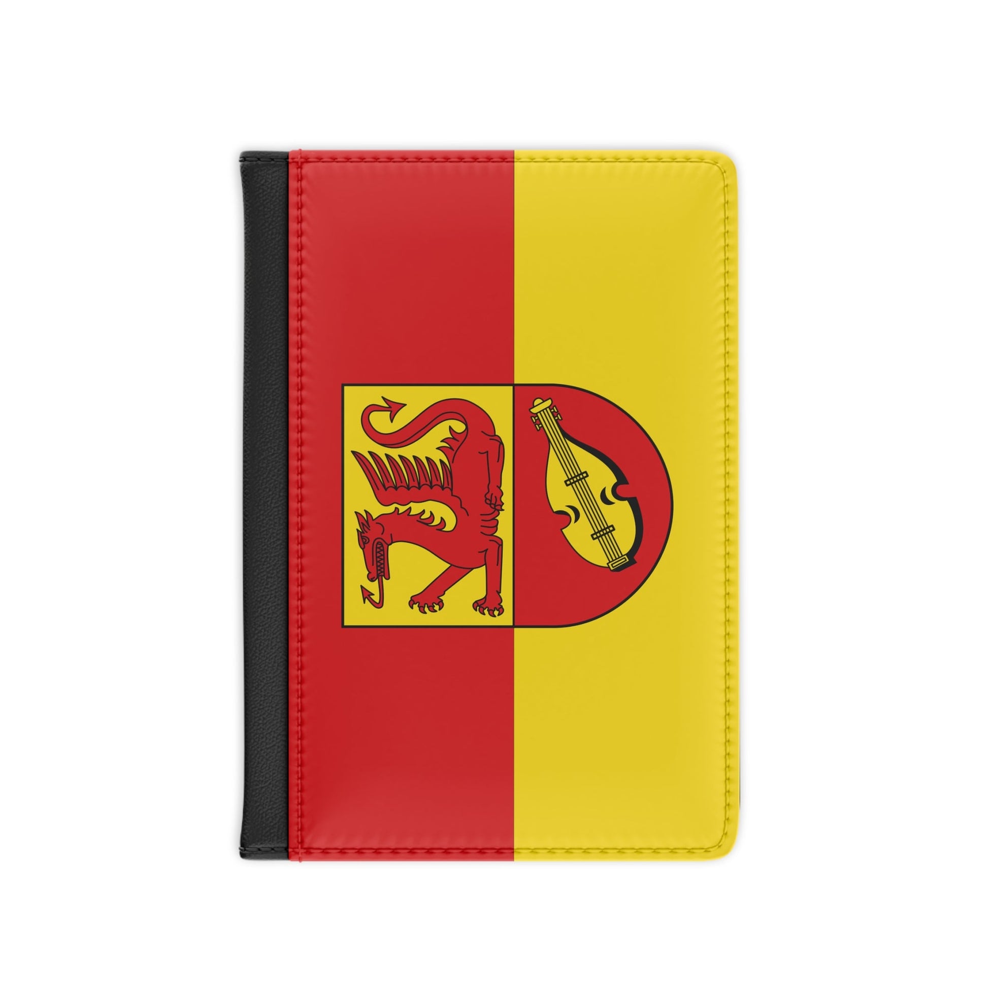 Flag of Alzey Worms Germany - Passport Holder-3.9" x 5.8"-The Sticker Space