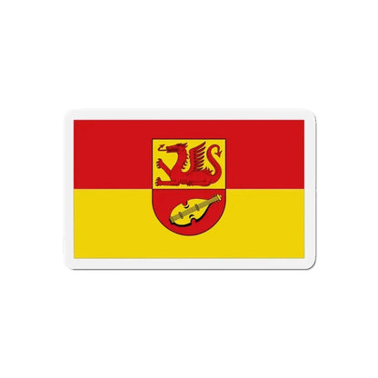 Flag of Alzey Worms Germany - Refrigerator Magnet - The Sticker Space