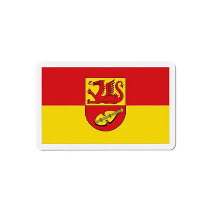 Flag of Alzey Worms Germany - Refrigerator Magnet - The Sticker Space