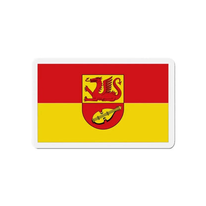 Flag of Alzey Worms Germany - Refrigerator Magnet - The Sticker Space