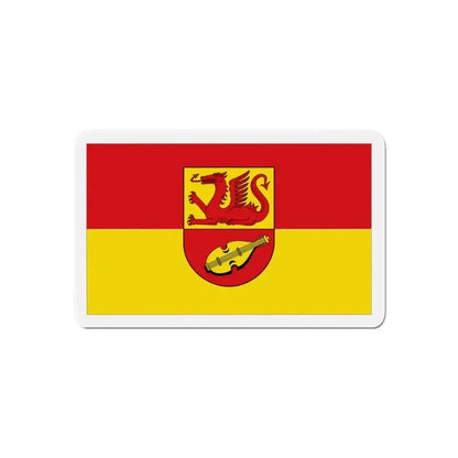 Flag of Alzey Worms Germany - Refrigerator Magnet - The Sticker Space
