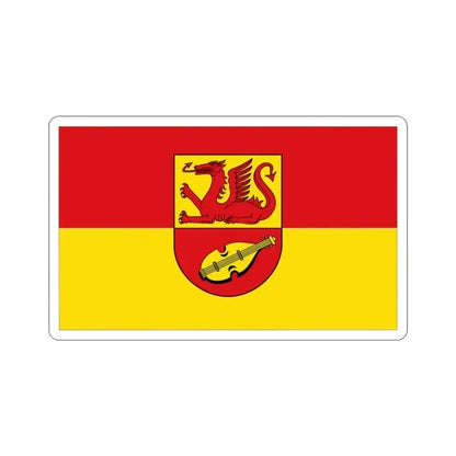Flag of Alzey Worms Germany STICKER Vinyl Die-Cut Decal 2 Inch - The Sticker Space