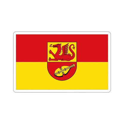 Flag of Alzey Worms Germany STICKER Vinyl Die-Cut Decal - The Sticker Space