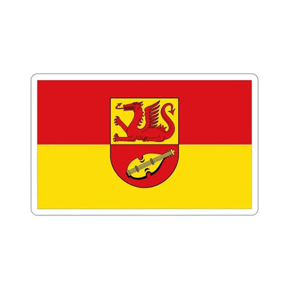 Flag of Alzey Worms Germany STICKER Vinyl Die-Cut Decal - The Sticker Space