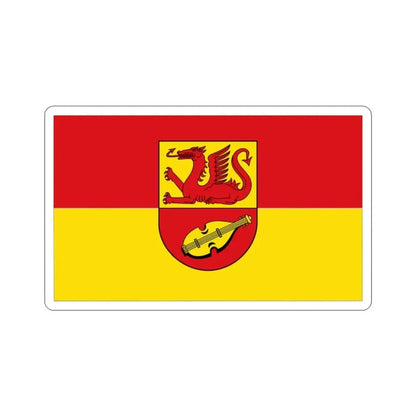 Flag of Alzey Worms Germany STICKER Vinyl Die-Cut Decal - The Sticker Space