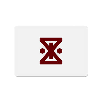 Flag of Amagasaki Hyogo Japan - Die-Cut Magnet-3" x 3"-The Sticker Space