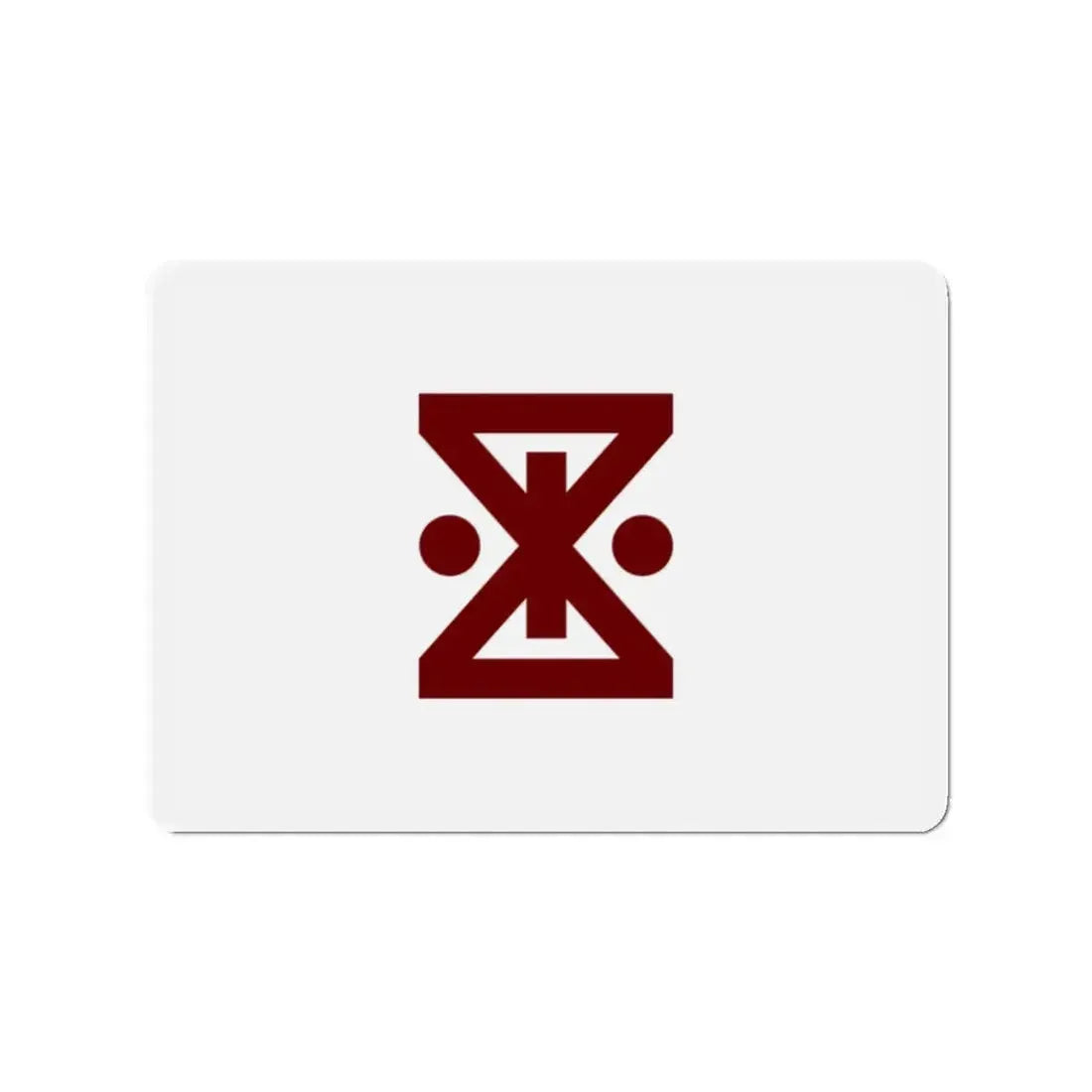 Flag of Amagasaki Hyogo Japan - Refrigerator Magnet 2 Inch - The Sticker Space