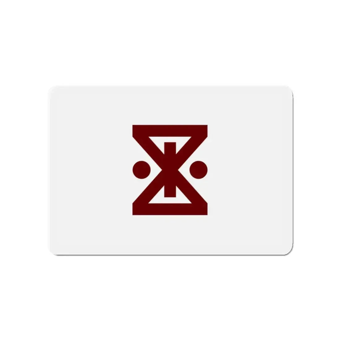 Flag of Amagasaki Hyogo Japan - Refrigerator Magnet 3 Inch - The Sticker Space