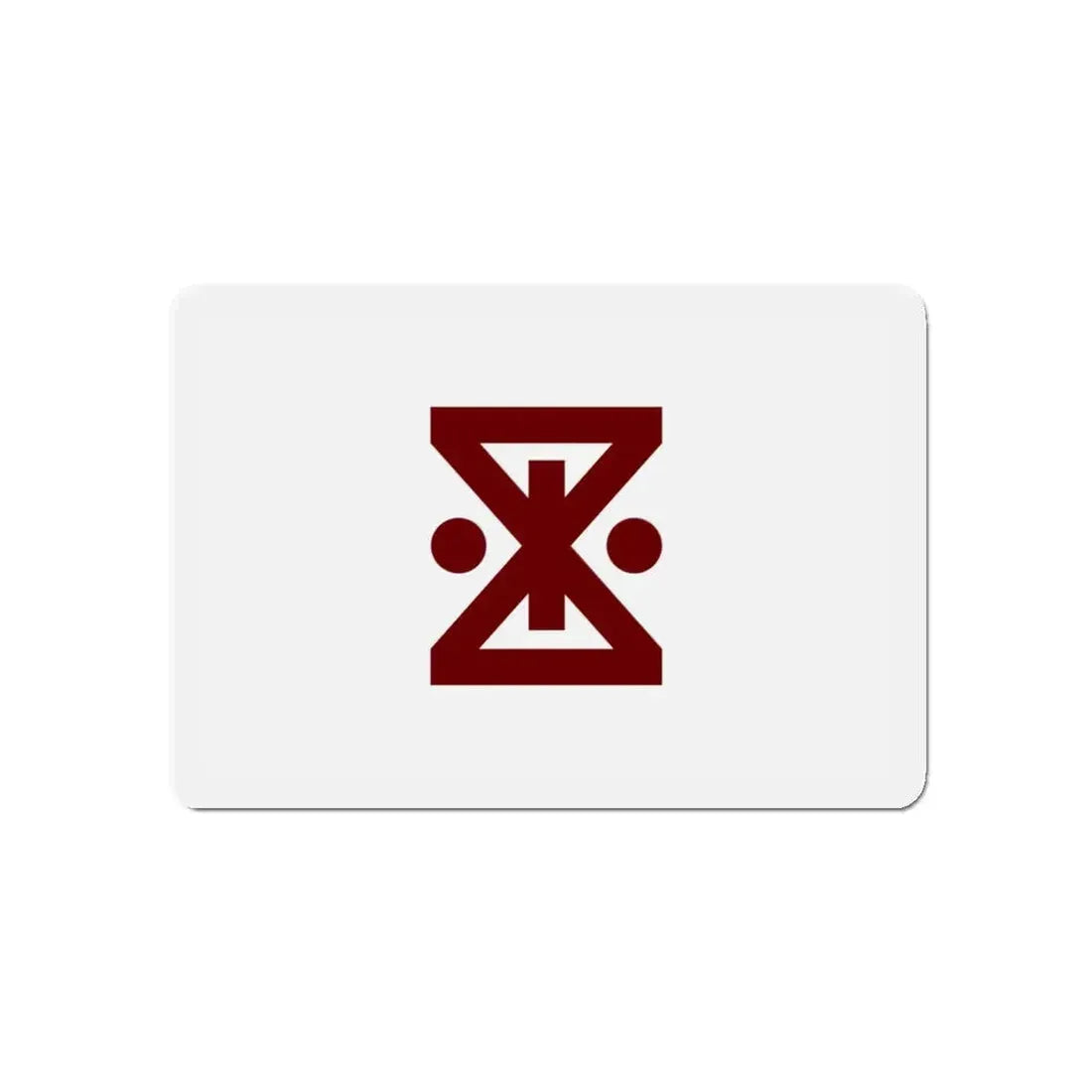 Flag of Amagasaki Hyogo Japan - Refrigerator Magnet 5 Inch - The Sticker Space