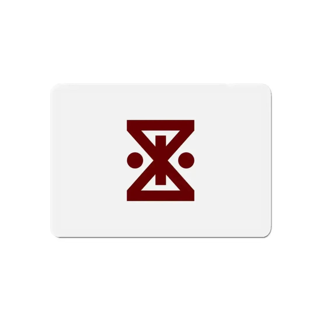 Flag of Amagasaki Hyogo Japan - Refrigerator Magnet - The Sticker Space
