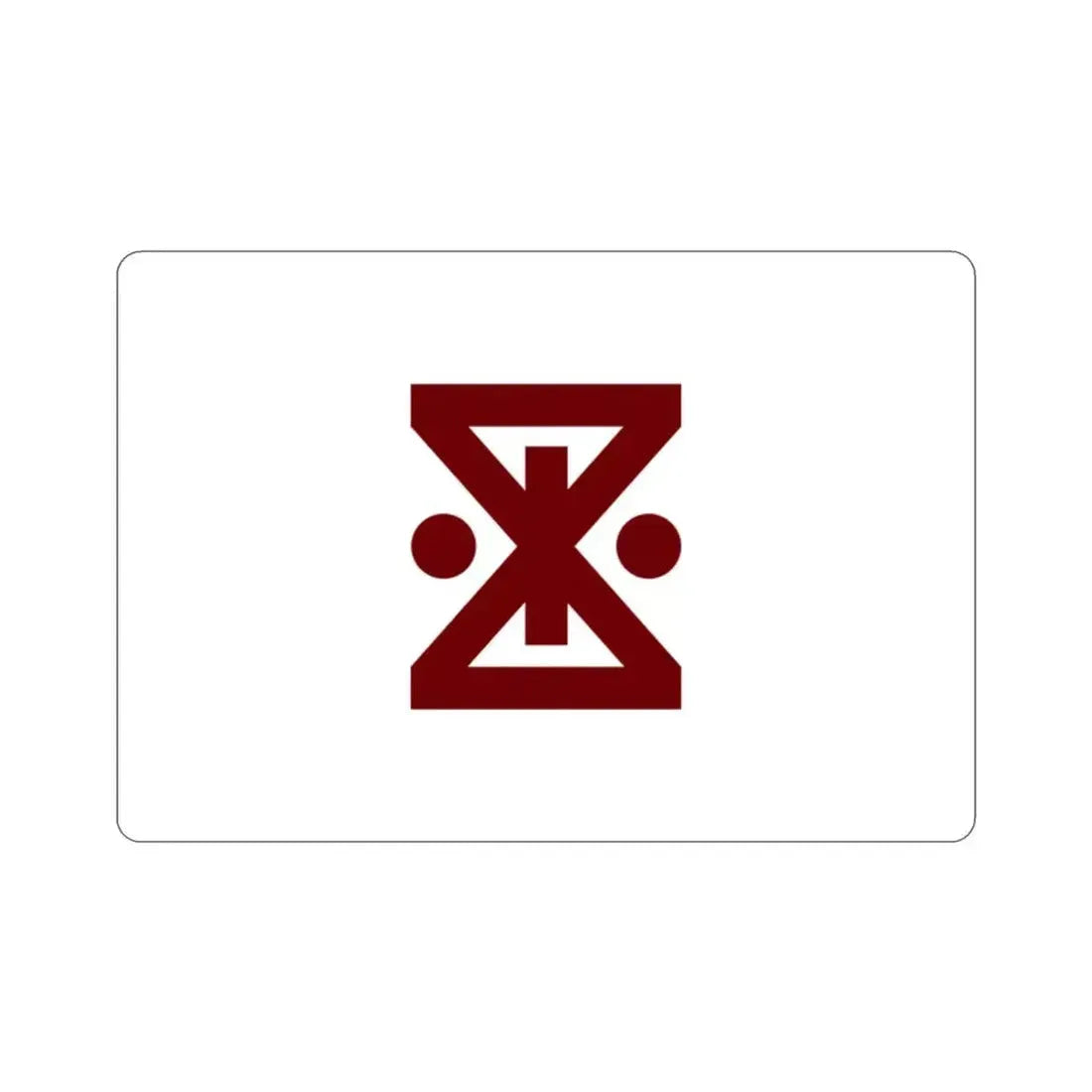 Flag of Amagasaki Hyogo Japan STICKER Vinyl Die-Cut Decal 2 Inch - The Sticker Space