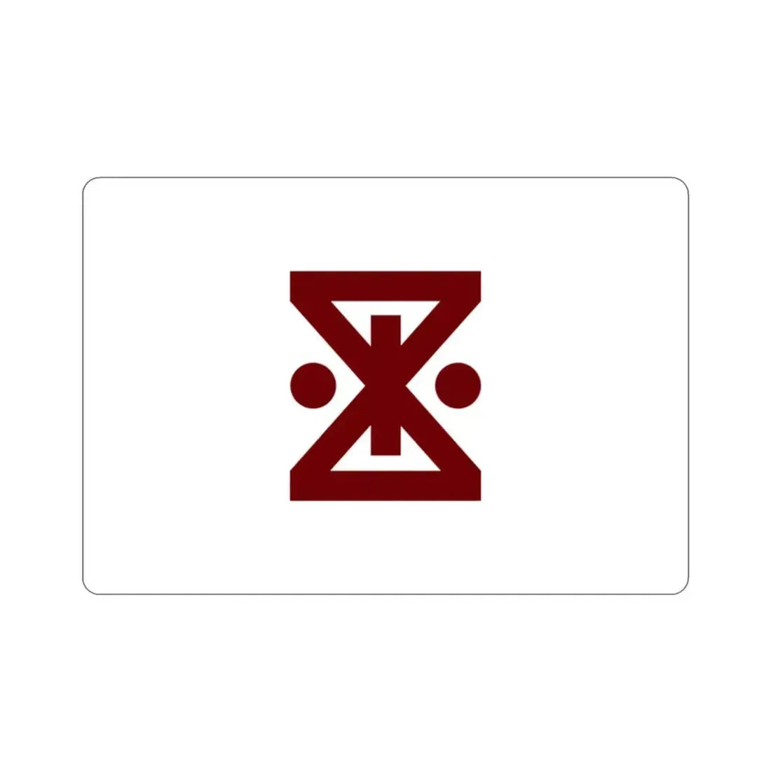 Flag of Amagasaki Hyogo Japan STICKER Vinyl Die-Cut Decal 2 Inch - The Sticker Space
