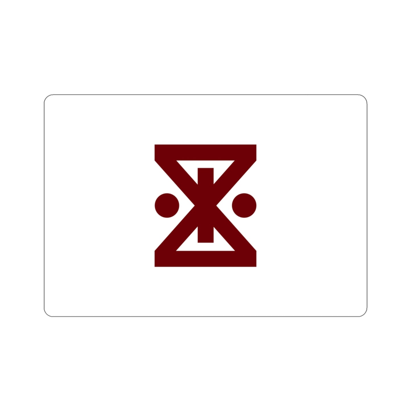 Flag of Amagasaki Hyogo Japan STICKER Vinyl Die-Cut Decal-3 Inch-The Sticker Space