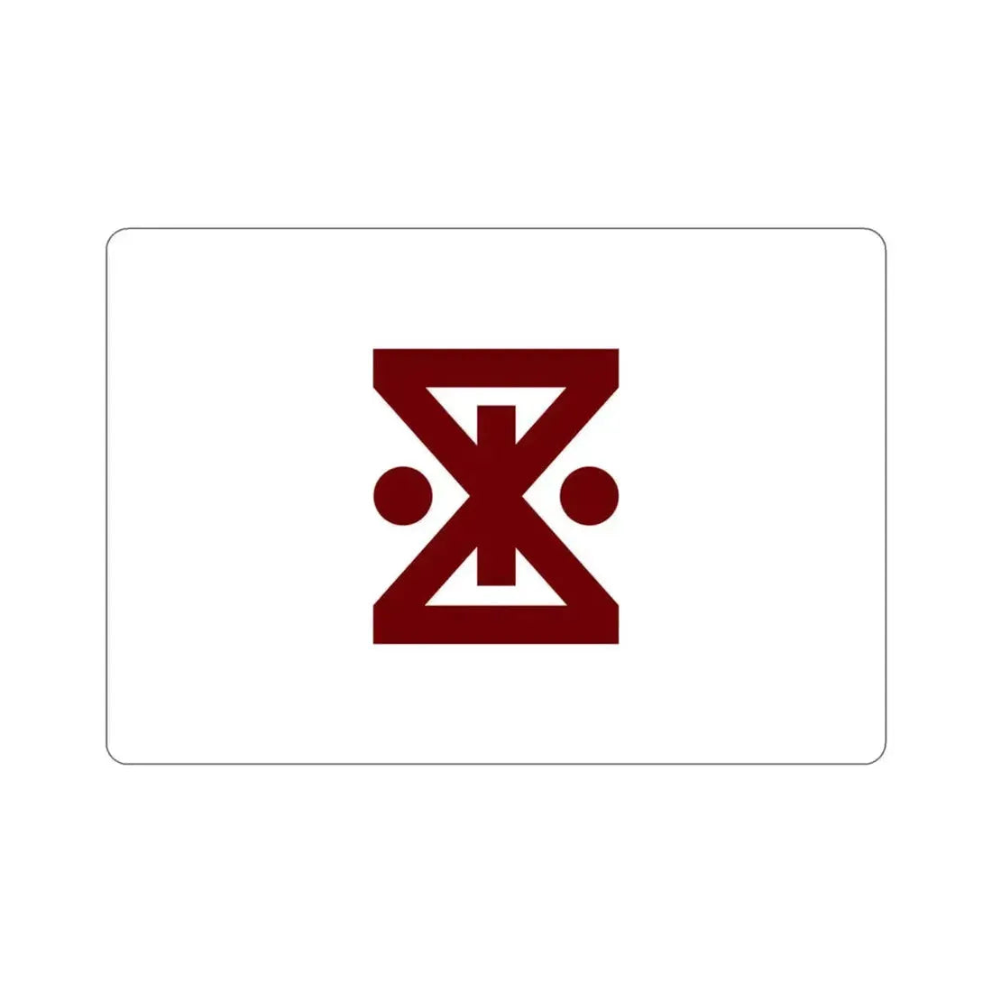 Flag of Amagasaki Hyogo Japan STICKER Vinyl Die-Cut Decal 3 Inch - The Sticker Space
